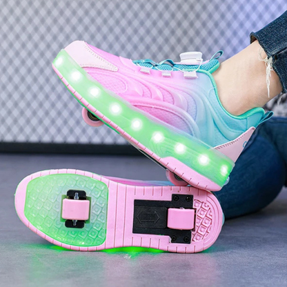 CHAUSSURE À ROULETTE | Baskets Lumineuses™ 🛼