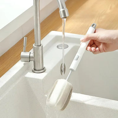 Brosse à bouteilles en Silicone,ou Brosse amovible votre choix