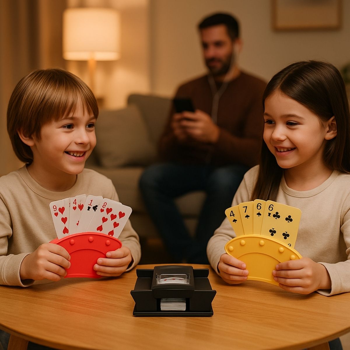Mélangeur de carte manuel  | CARTES-0-FUN™! Jeu familiale🃏