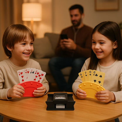 Mélangeur de carte manuel  | CARTES-0-FUN™! Jeu familiale🃏
