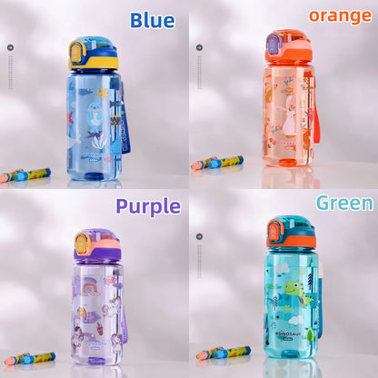 GOURDE ENFANT| Paille en sillicone, sans fuite le gourde POP™