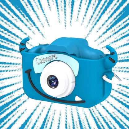 mini appareil photo enfant 3 ans monstre bleu
