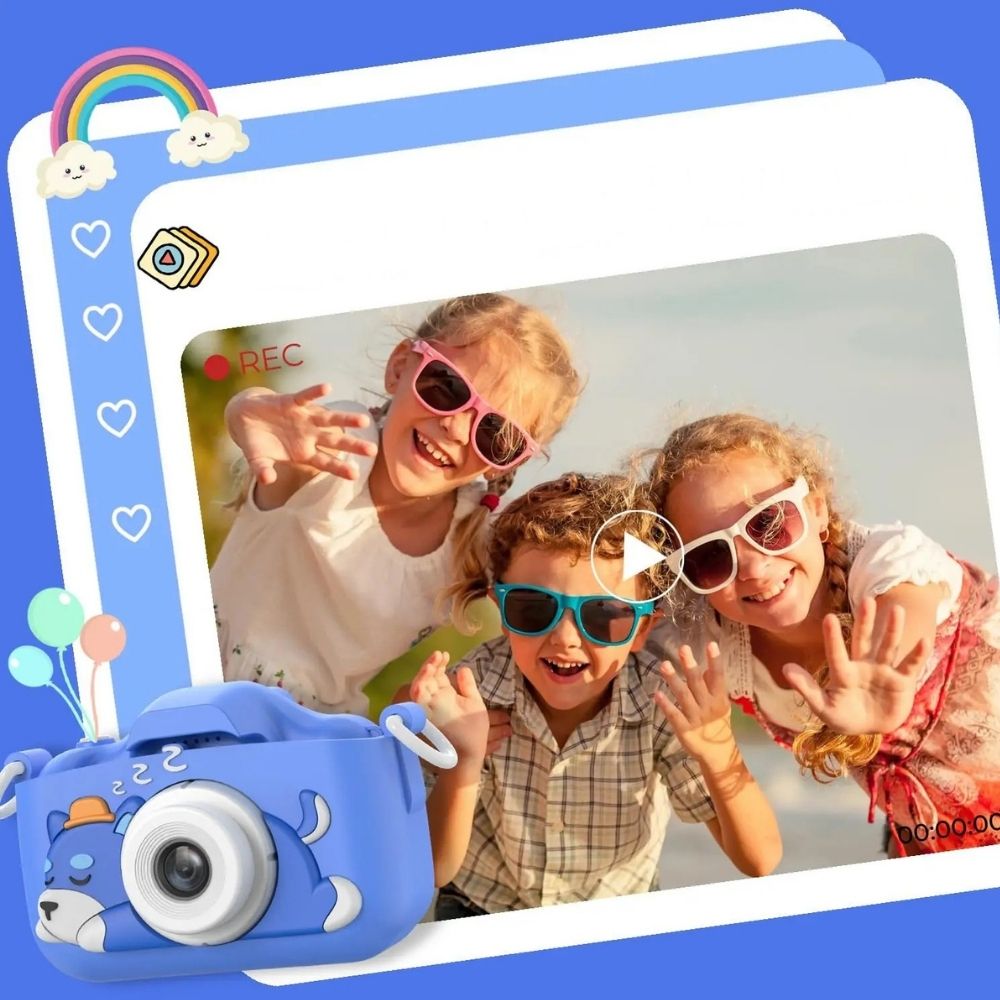 mini appareil photo enfant 3 ans  ,anti choc robuste,