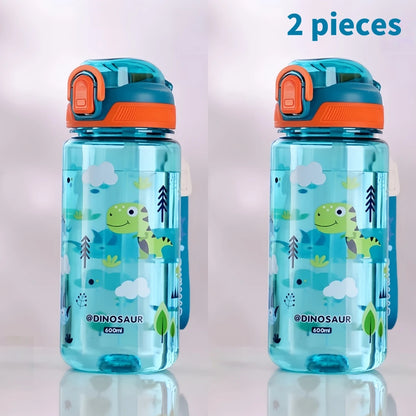 GOURDE ENFANT| Paille en sillicone, sans fuite le gourde POP™