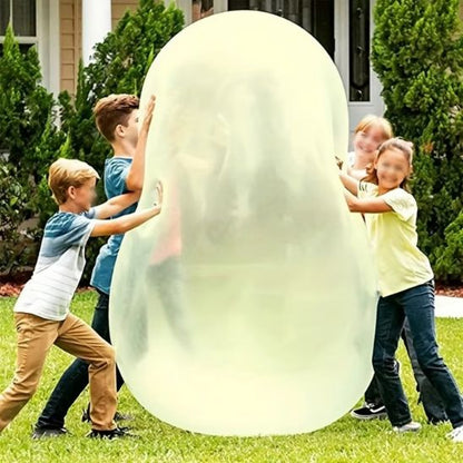 BALLON-GONFLABLE-EN-CAOUTCHOUC-SOUPLE-ROBUSTE-JAUNE
