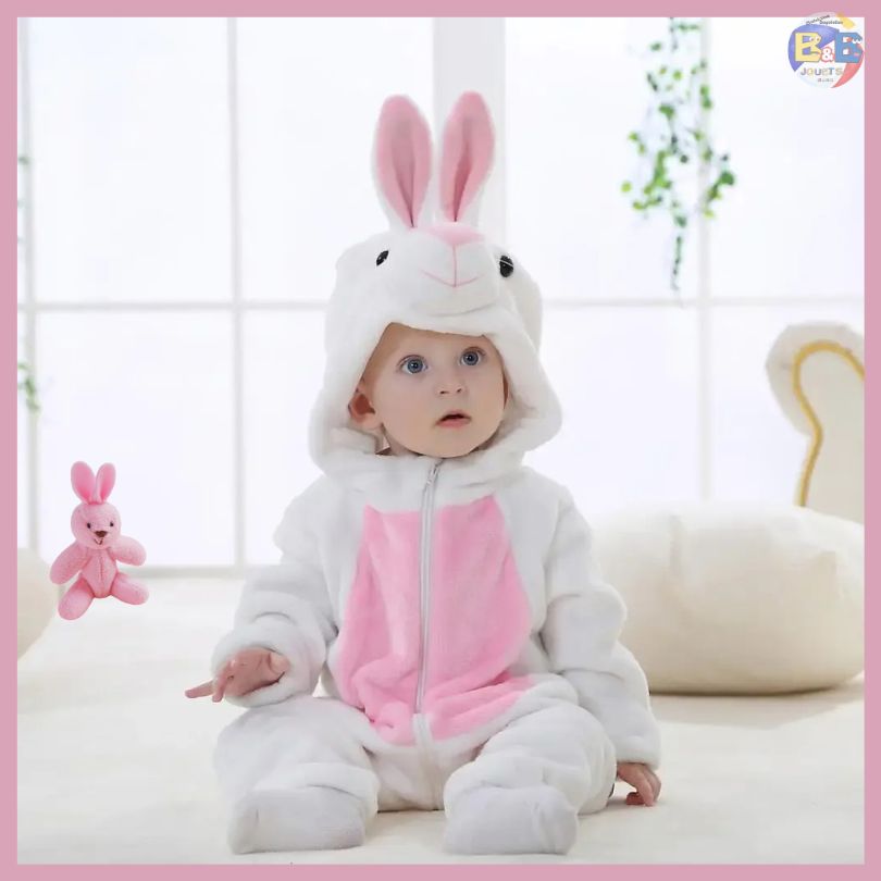 barbotteuse bébé pyjama lapin deguisement animaux pour bambin 1an à 5 ans un costume et un pyjama confortable chouchou de votre enfant