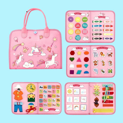 BUSY BOARD POUR ENFANT DE 1 A 4 ANS APPRENDRE EN JOUANT, CONCENTRÉET AMUSÉ