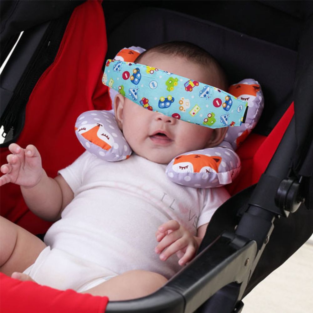 CALE TETE BEBE | Bandeau de  protection pour le sommeil de bébé en voiture👶🏼✨