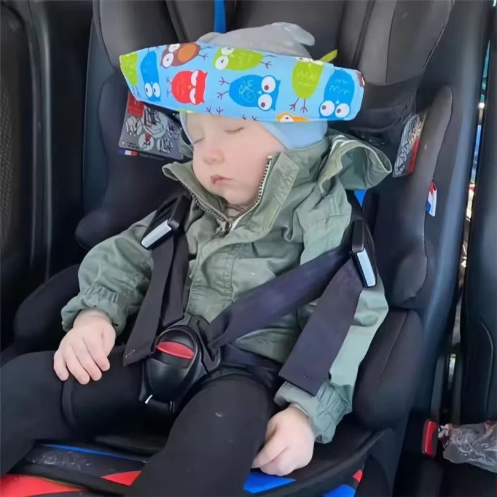 CALE TETE BEBE | Bandeau de  protection pour le sommeil de bébé en voiture👶🏼✨