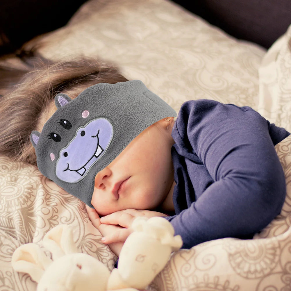 Casque audio enfant bandeau ajustable hippopotame