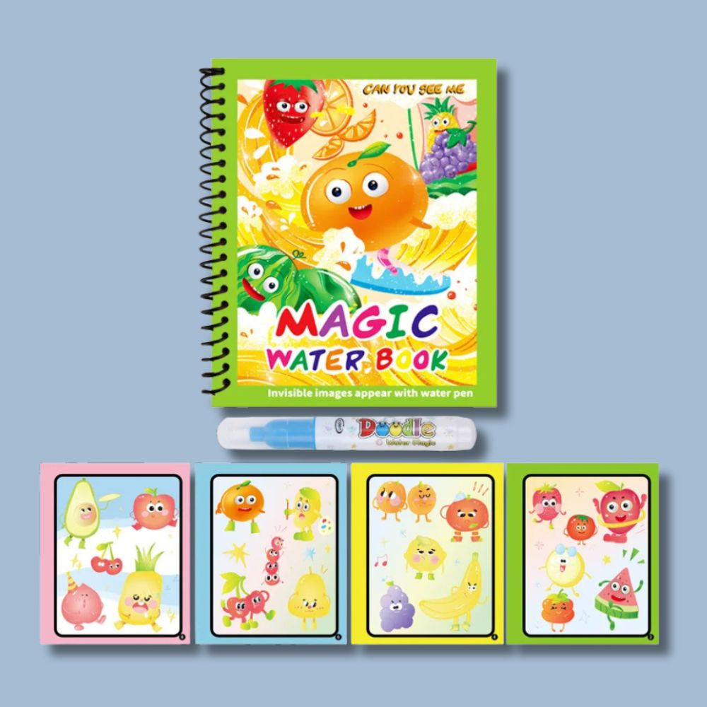 COLORIAGE MAGIQUE| Peinture Magique™ à l'eau reutilisable-Jeu Calme & autonome 2-8ans