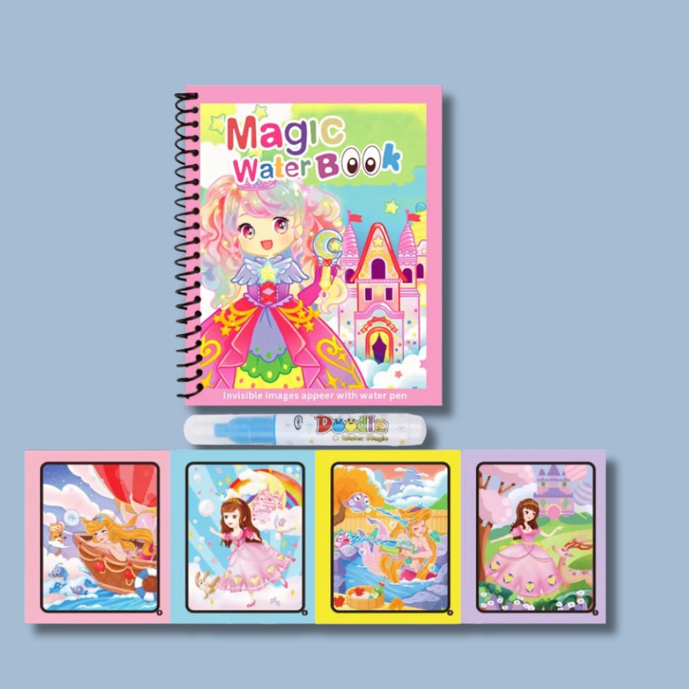 COLORIAGE MAGIQUE| Peinture Magique™ à l'eau reutilisable-Jeu Calme & autonome 2-8ans