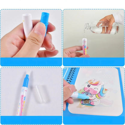 COLORIAGE MAGIQUE| Peinture Magique™ à l'eau reutilisable-Jeu Calme & autonome 2-8ans