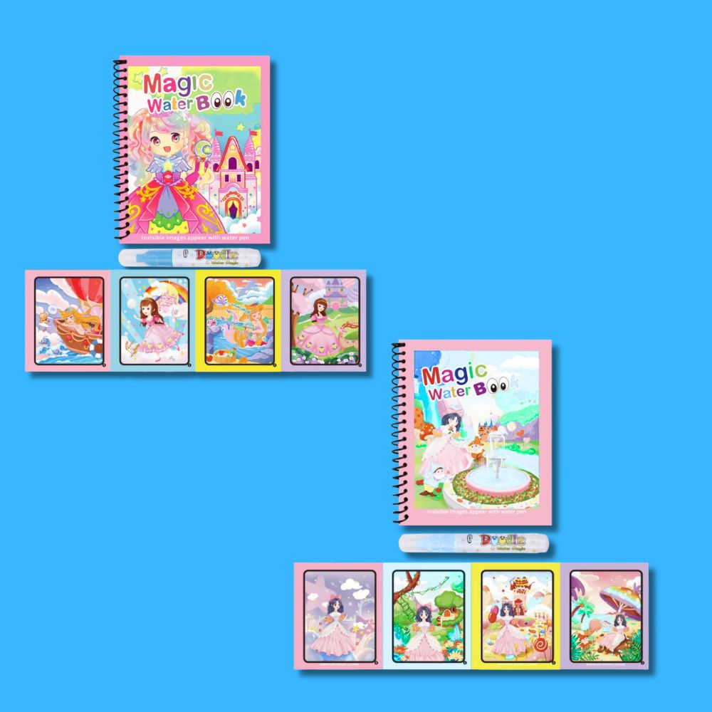 COLORIAGE MAGIQUE| Peinture Magique™ à l'eau reutilisable-Jeu Calme & autonome 2-8ans