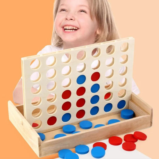 Cannect 4 version bois rend le plaisir du jeu classique plus sensoriel et excitant