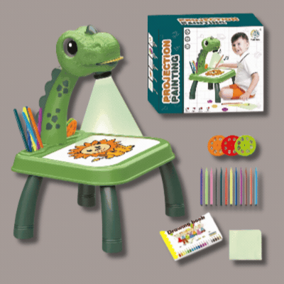PROJECTEUR DESSIN| Table à dessin et graffiti- FLASH™ Licorne & Dino