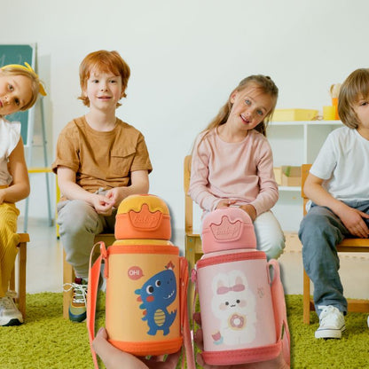 Gourde-isotherme-enfant--modèles-mignons-aimés-des-enfants-3-7-ans