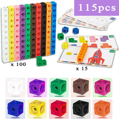 Jouet Montessori| les 100 blocs à calculer :CENTICUBE🧮👷‍♂️