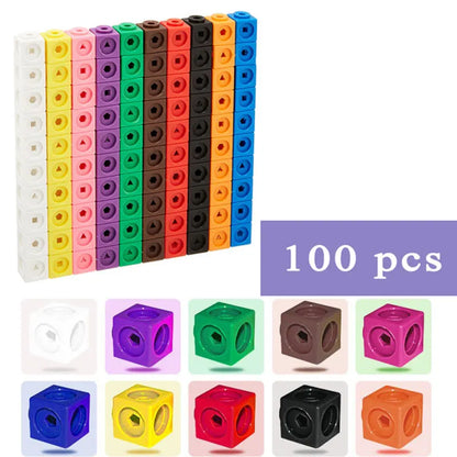 Jouet Montessori| les 100 blocs à calculer :CENTICUBE🧮👷‍♂️