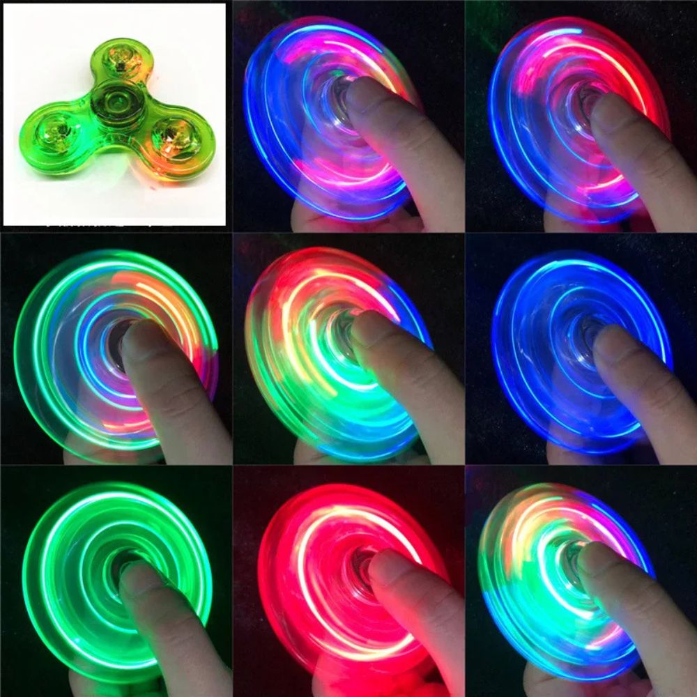 illuminer la pièce avec ses hand spinner lumineux