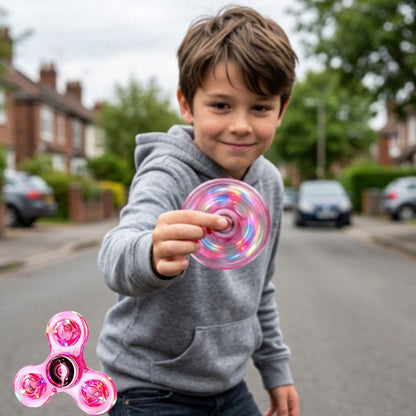 faire tourner son and spinner lumineux en plastique plus longtemps pour ses amis