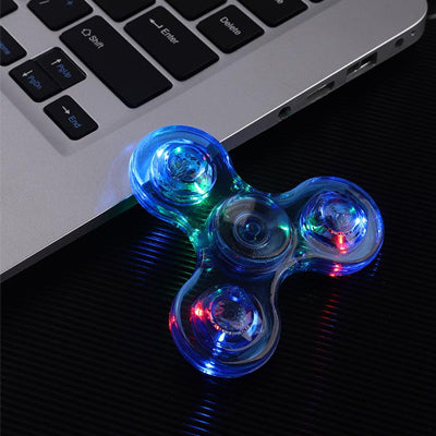 Hand spinner | Fidget Spinner transparent & Lumineux  🌀