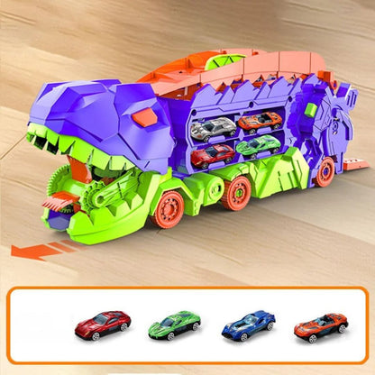 JEU-de-DINOSAURE-mauve-4-VOITURES-JOUETS