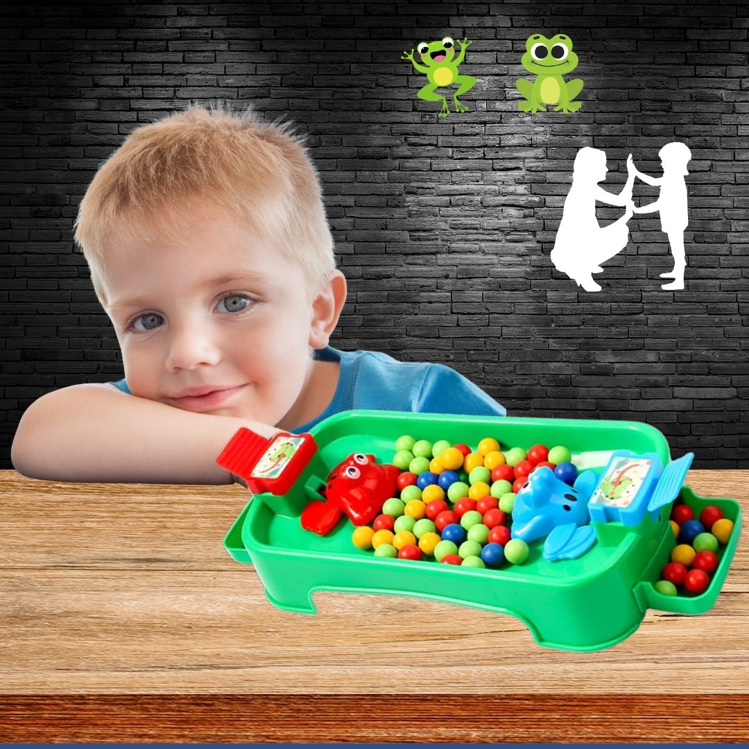  jeu de société enfant 2 grenouilles gourmandes -deux joueurs