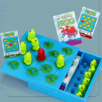 Jeu -de-patience-les-grenouilles-sauteuses