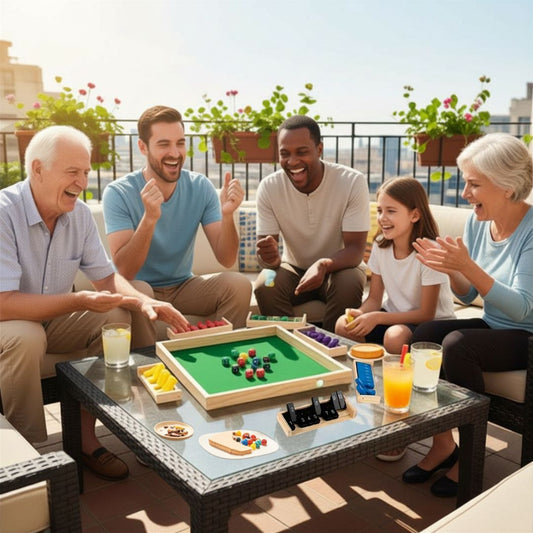jeux de société famille en bois pour 2 à 6 joueurs individuel ou en équipe fun pour tous les âges.