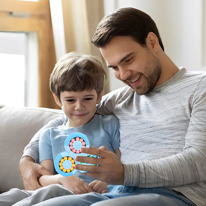 Jouet anti stress FIDGET TOYS CASSE TETE SPINNER père fils