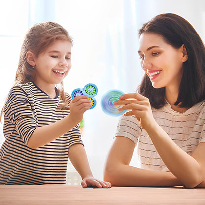 jouet anti stress populaire à l'école le fidget toy spin puzzle TDAH ou autre besoin