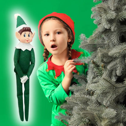 gentil lutin taquin vert du modèle original avec des longues jambes et de longs bras pour faciliter les positions drôles et cocasses.