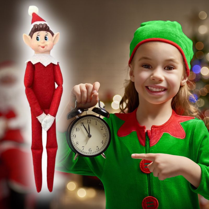 modèle du Lutin Farceur Coquin Rouge version elfe rouge drôle et amusant pour la famille