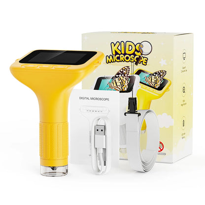 Microscope Electronique jaune