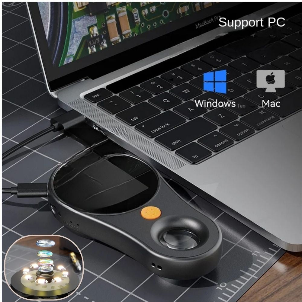 microscope portable compatible avec windows et Mac petit et grand projet loupe numérique