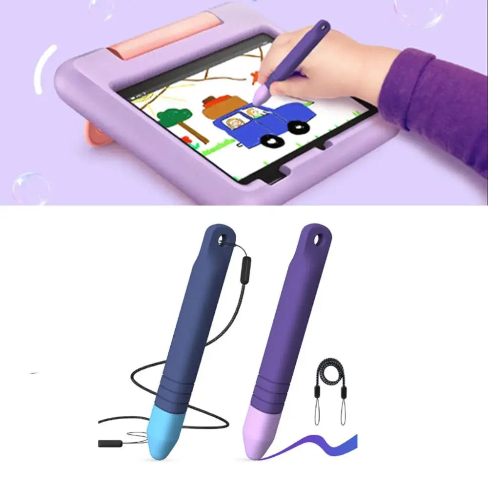 PRESENTATION STYLET POUR ENFANT TABLETTE ANTI ROULEMENT ET ANTI PERTE