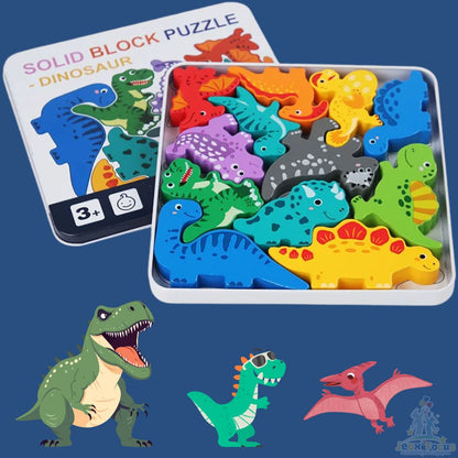 PUZZLE-EN-BOIS-3D-dinosaures-blocs-jouet
