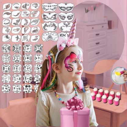 Pochoir à Tatouage Enfant: Un maquillage PRO enquelques minutes🖌️ 🎨