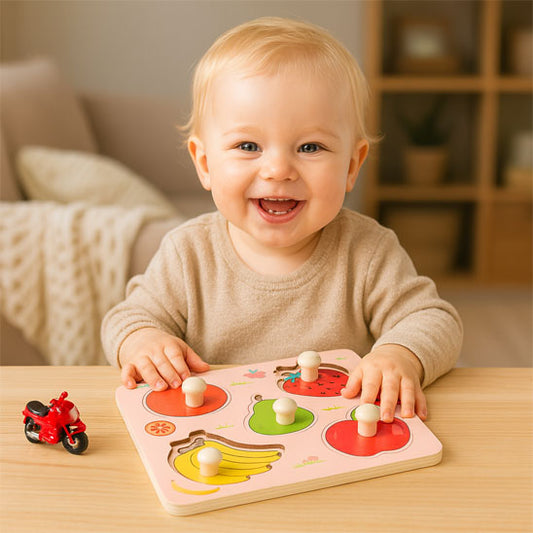 Puzzle-bebe-9mois-2-ans-en-bois-avec-poignée