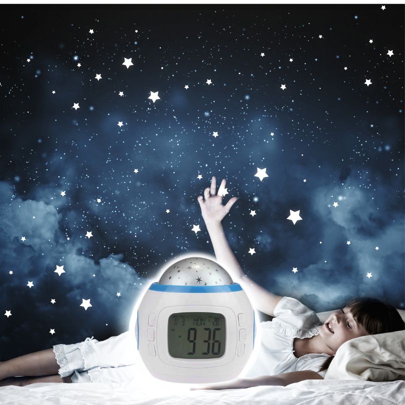 réveil et veilleuse pour dormir à la belle étoile