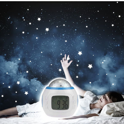 réveil et veilleuse pour dormir à la belle étoile