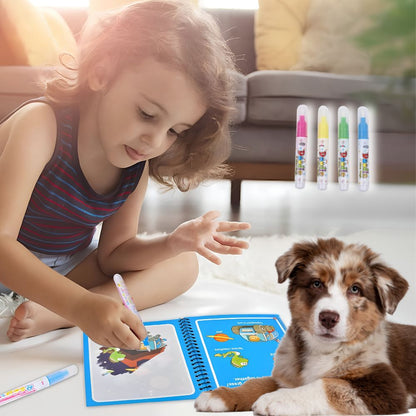 PEINTURE MAGIQUE | Cahier à colorier Aqua-Magique™ enfant de 2 à 5 ans