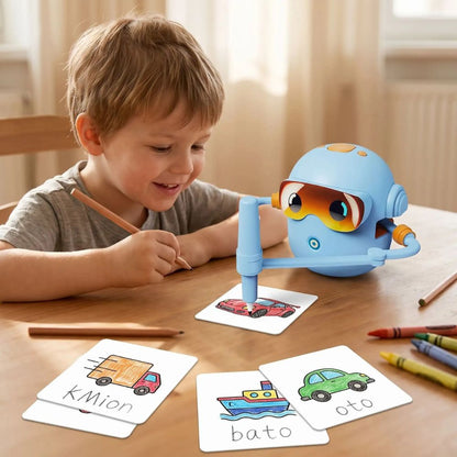 robot dessin et l'écriture spontannée  activité écriture pour enfant 5 ans activité calme et autonome