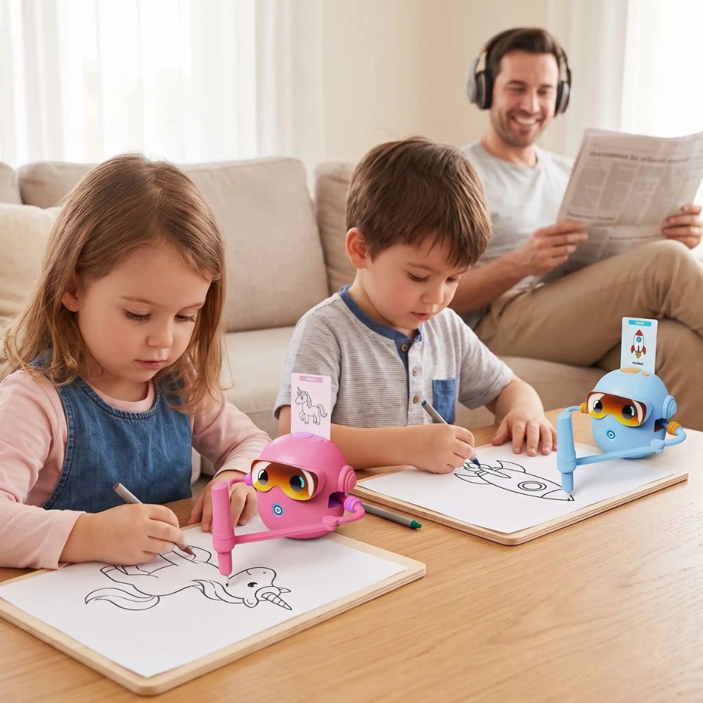   robot dessin  Smart et amusant activité calme et autonome