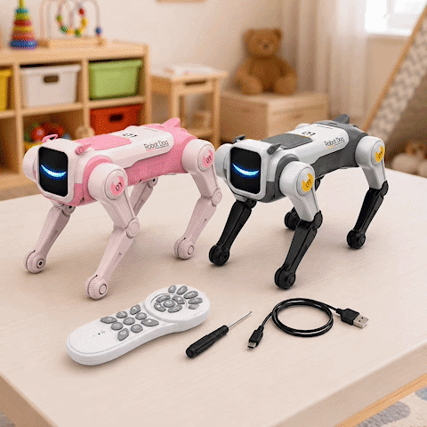 ROBOT CHIEN|  Popy90™ -Smart Toy, commande vocale et télécommande 4+ans