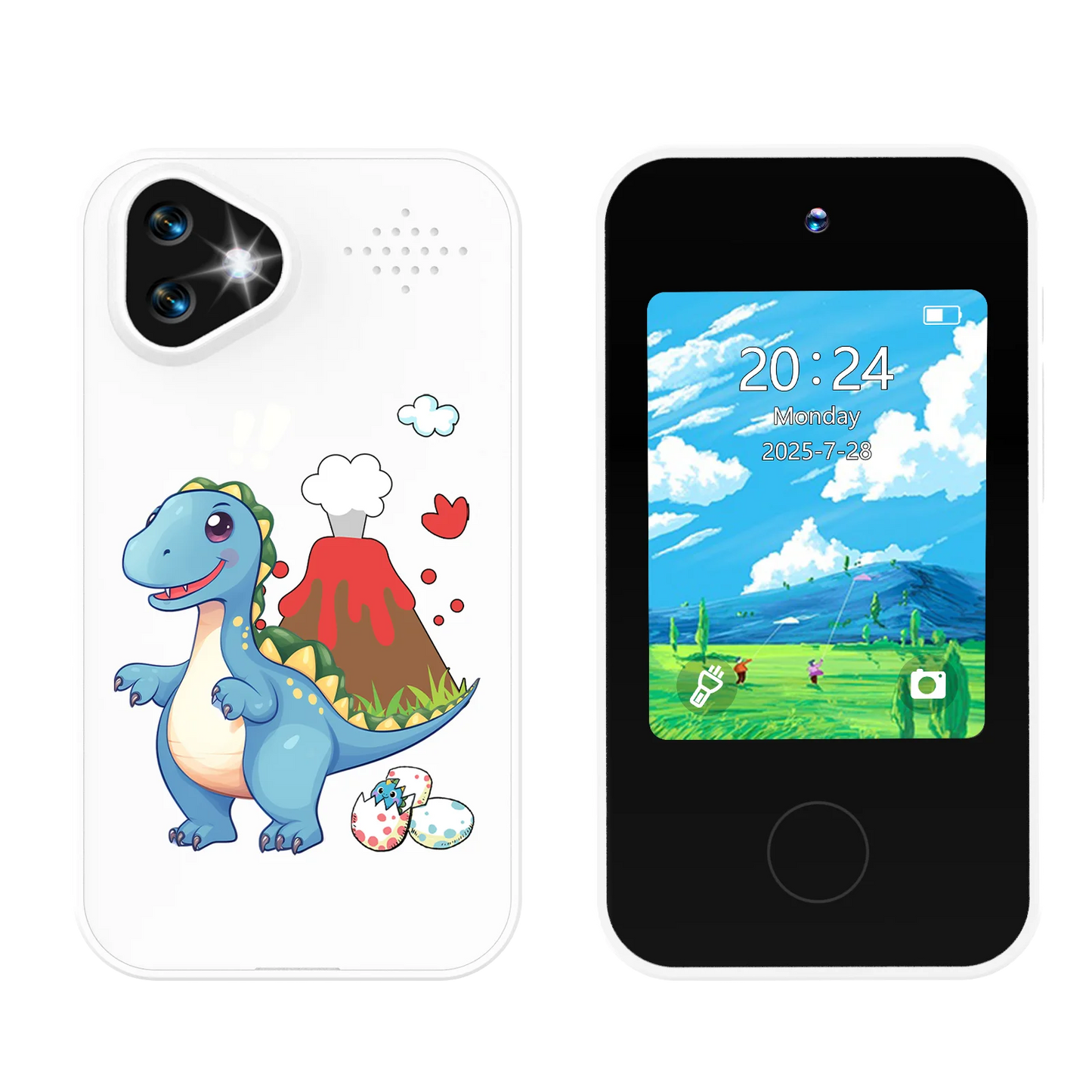 SMARTPHONE ENFANT|Jouet Éducatif sécuritaire sans Internet- Selfie-Phone™