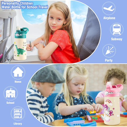 GOURDE ENFANT| Petite gourge en Acier  INOX 316 400ml