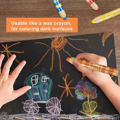 CRAYON DE COULEUR AQUARELLABLE | 3-en-1 enfants les Gribouilli™