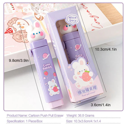 Creative Cartoon Eraser for Elementary School Students Cute and Traceless Eraser for Children to Promote Learning and Exams Penc
